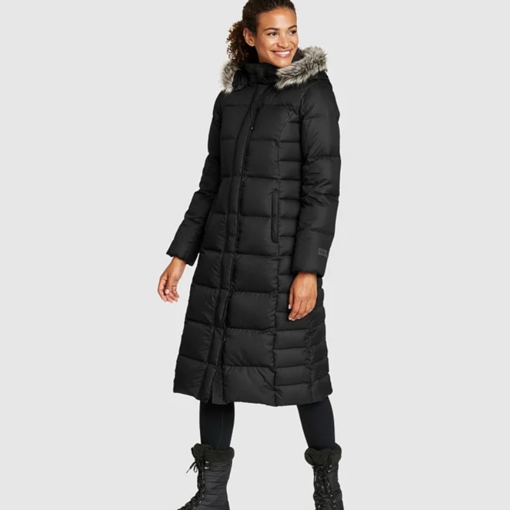 Women's Lodge Down Duffle Coat (Black)